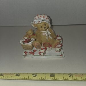 Vintage 1995 Collectible Cherished Teddies Thelma "Cozy Tea For Two" Enesco